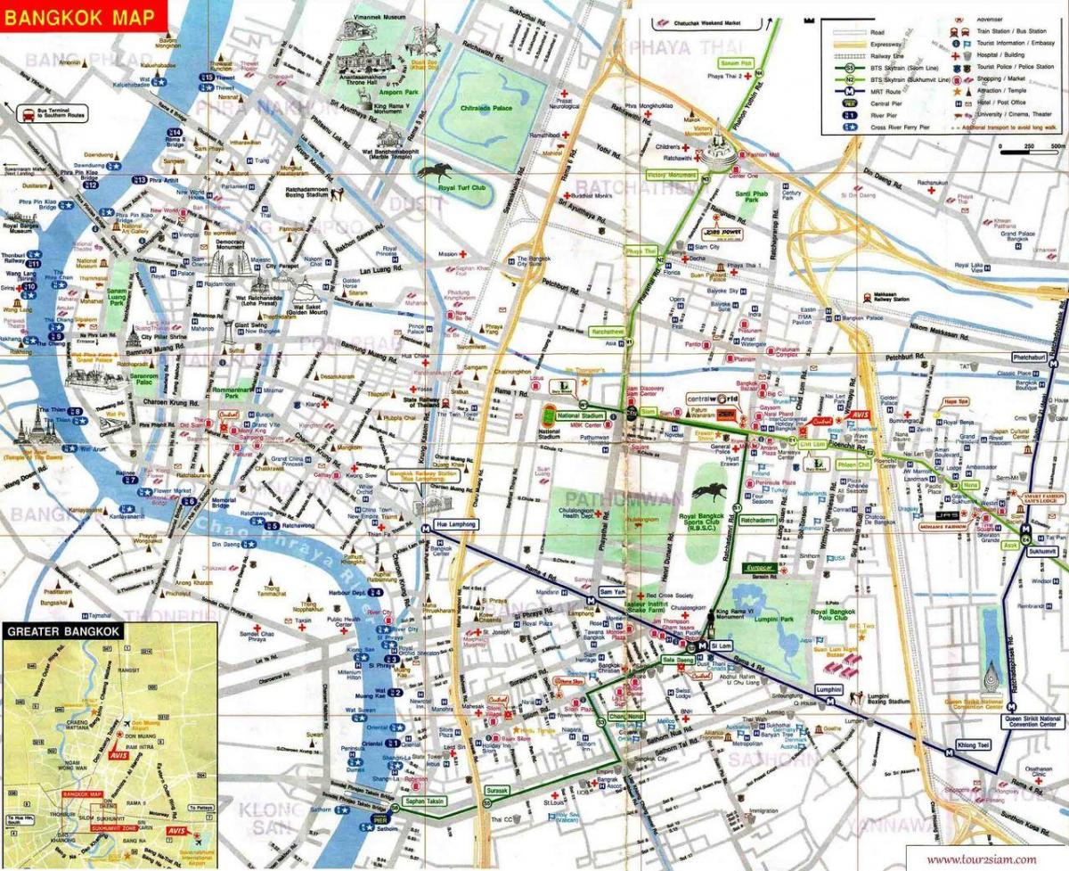 քարտեզ MBK Bangkok