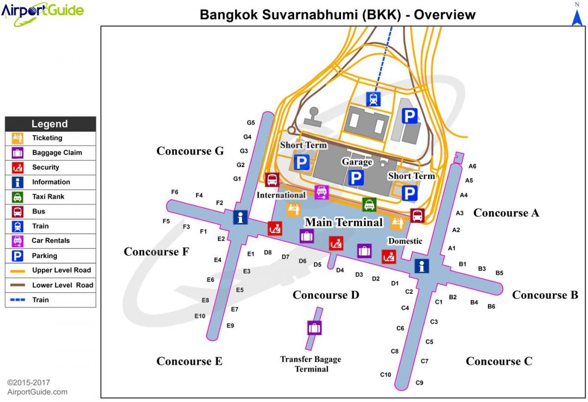 օդանավակայանը ԲՔՔ քարտեզի վրա