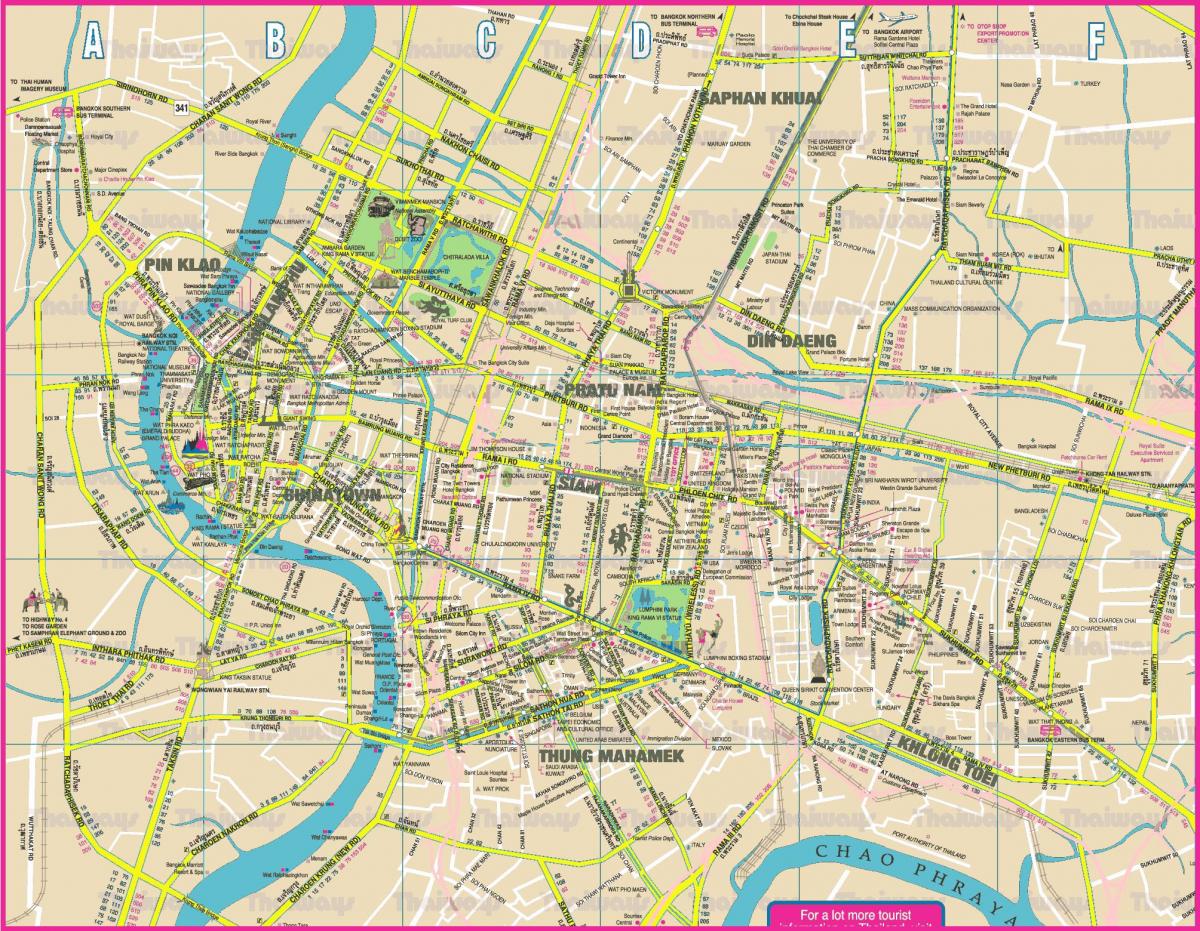 քարտեզն է Bangkok