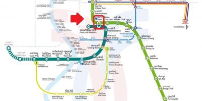 Քարտեզ Siam парагон Bangkok